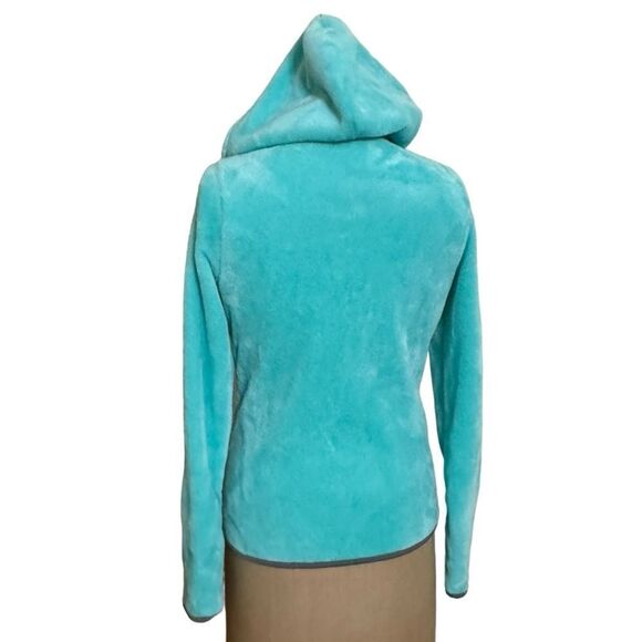 No boundaries turquoise ultra plush fleece full zip hoodie size Junior 7-9 - Picture 5 of 11
